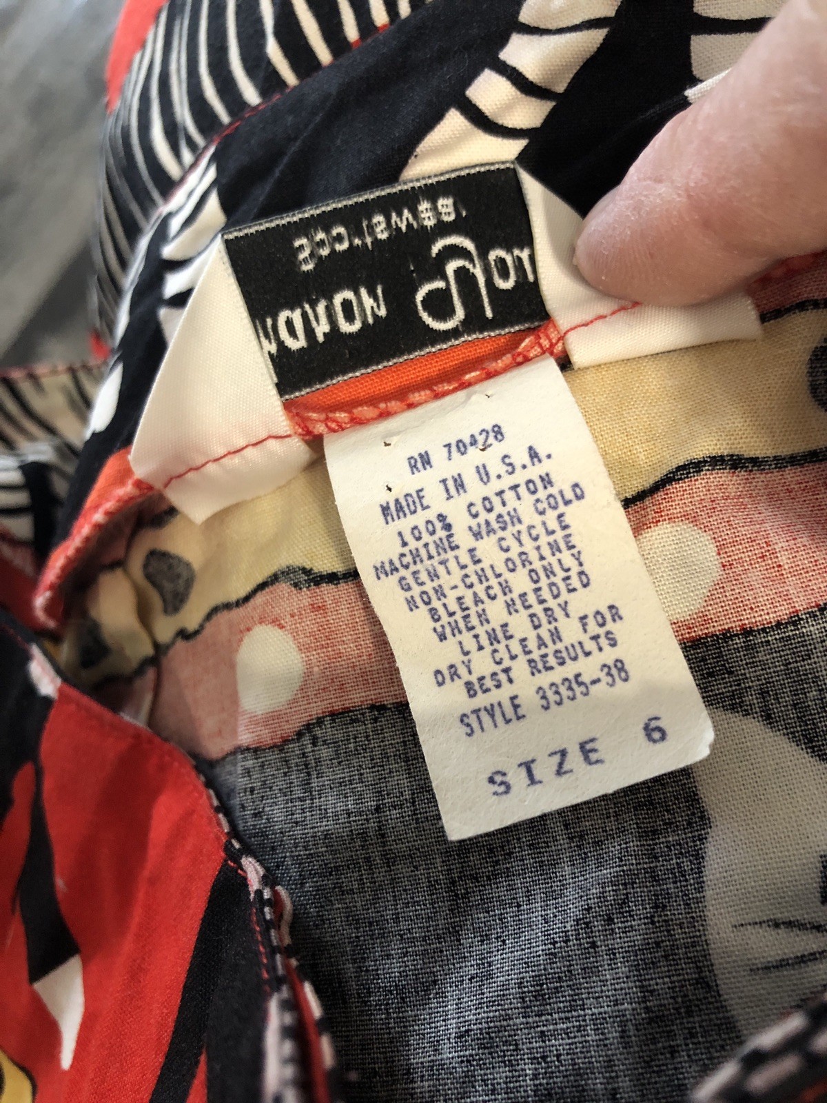 Vtg Sharon Young Sportswear Skirt Cats Kittens Kitty USA Sz 6 (26” Waist) Small