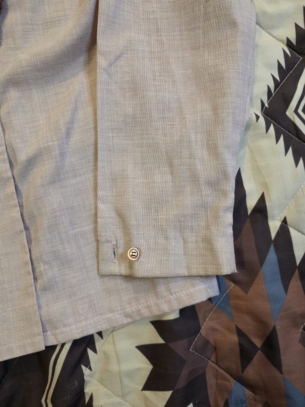 Vtg 70s Jo Hardin Cross Button Ruffle Blouse Purple Women’s Size 8 Cottagecore
