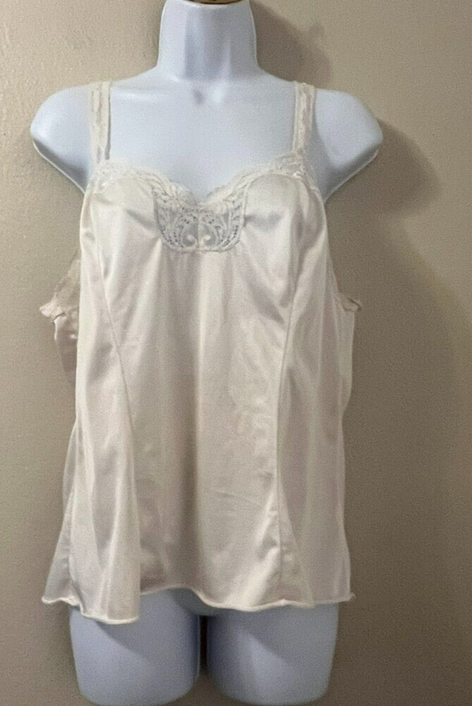 Greenco Maid Vintage Camisole Size 7 L Lace Accents Very Good Condition Read
