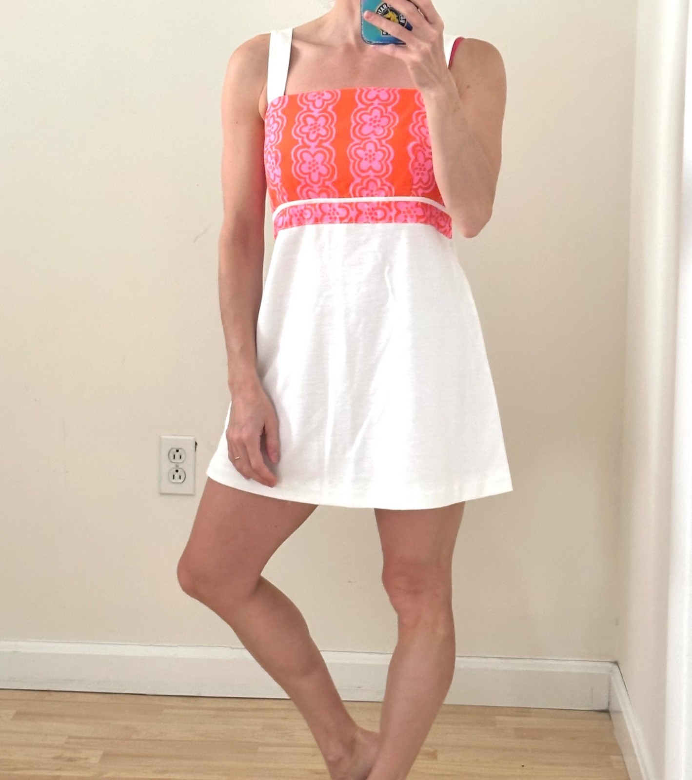 Vintage 60s Handmade Tennis Dress – Preppy Sundress Style, Tenniscore Chic
