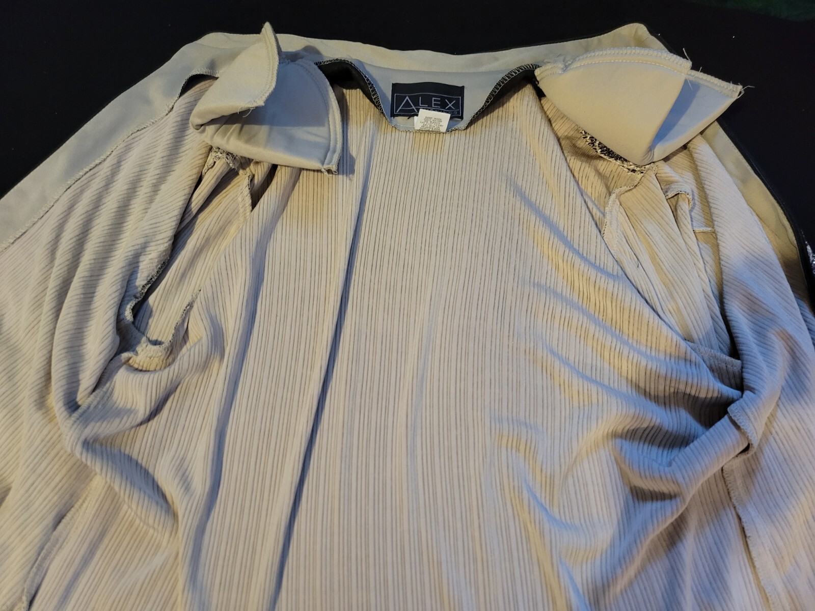 Vintage Alex Evenings Glitter Dress Jacket Sz 16