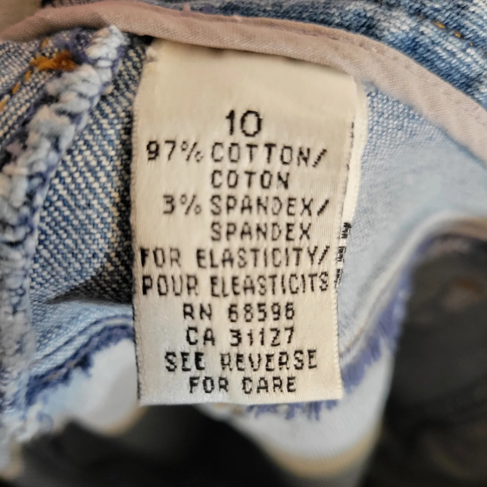 90s DKNY Jeans Denim Size 10 Waist 30″ Womens Cotton Spandex High Quality Donna