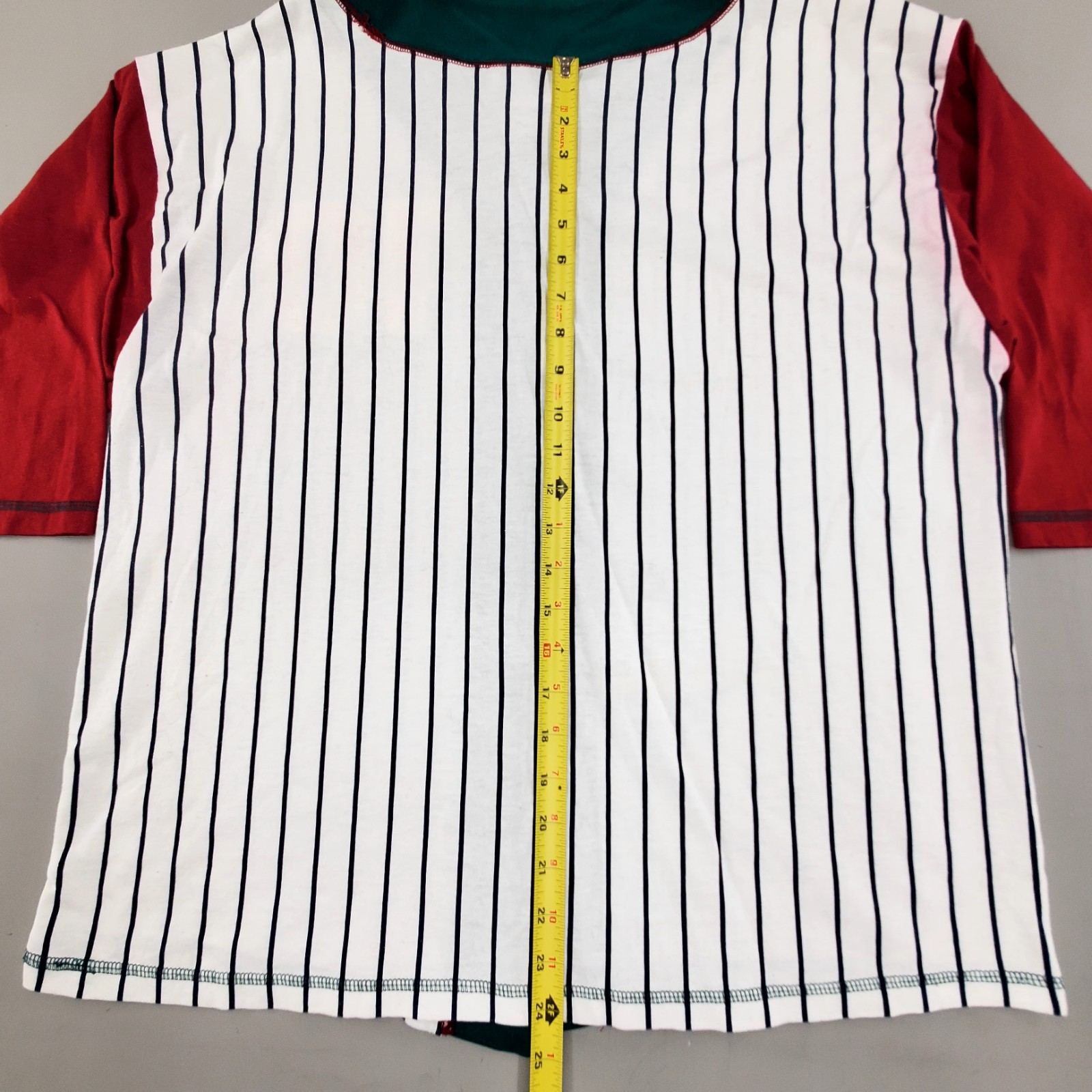 VTG 80s 90s JONI BLAIR Baseball Top Shirt V-Neck RETRO Womens Size M