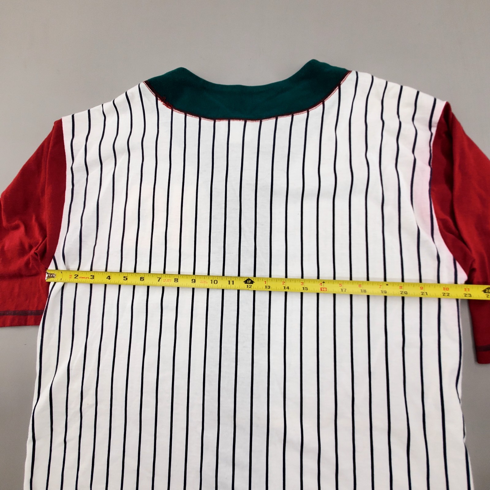 VTG 80s 90s JONI BLAIR Baseball Top Shirt V-Neck RETRO Womens Size M