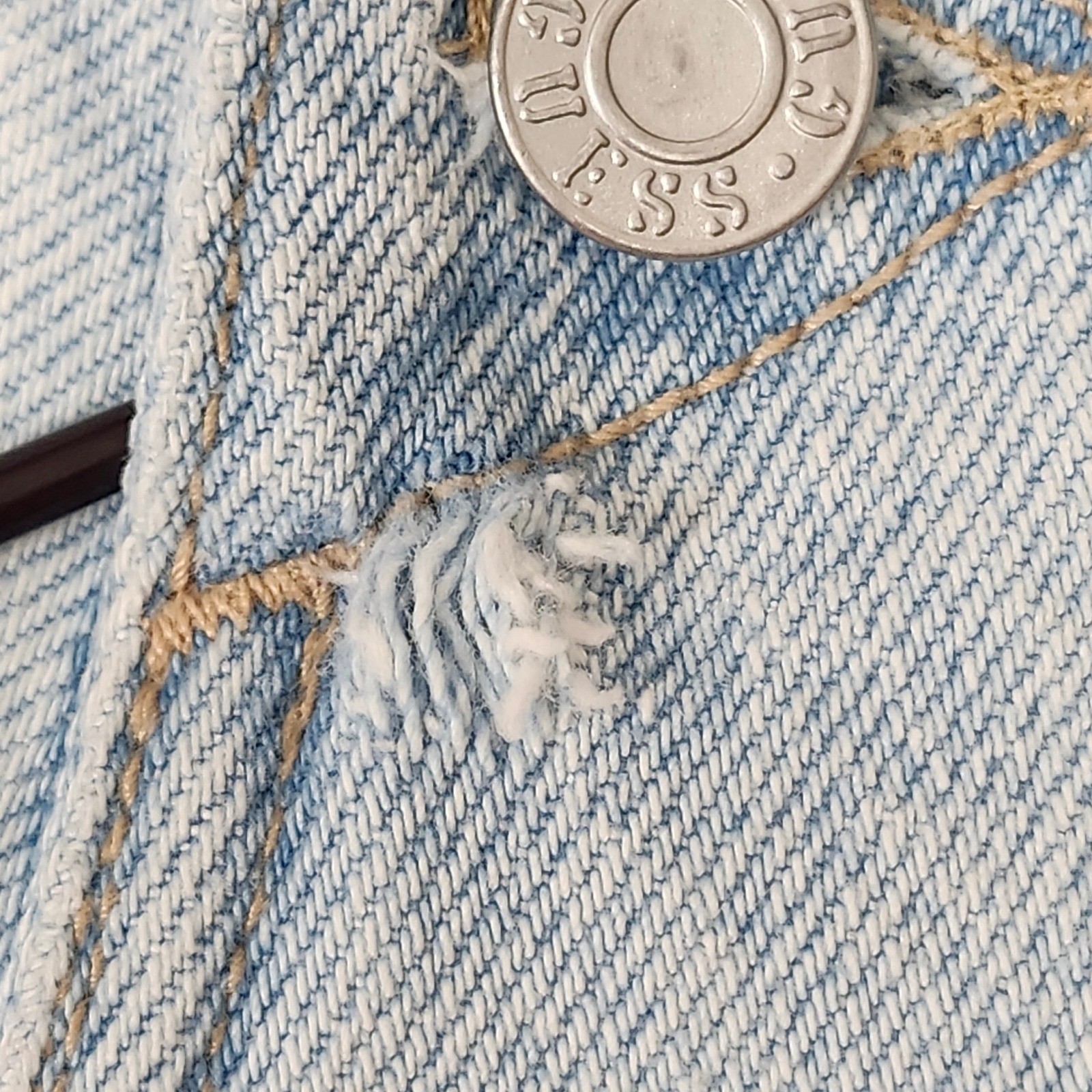Vintage Guess Jeans George Marciano High Rise Button-Fly Tapered 31×31 USA 90s