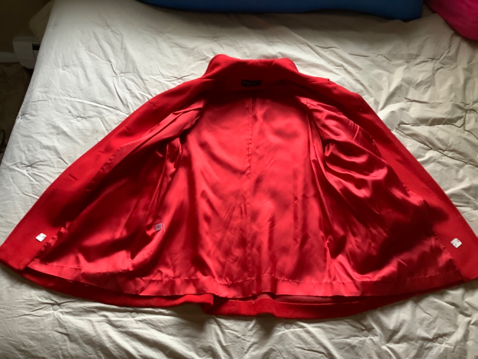 VINTAGE Wellington Fashion Women’s Red Long Coat NOS FREE SHIPPING