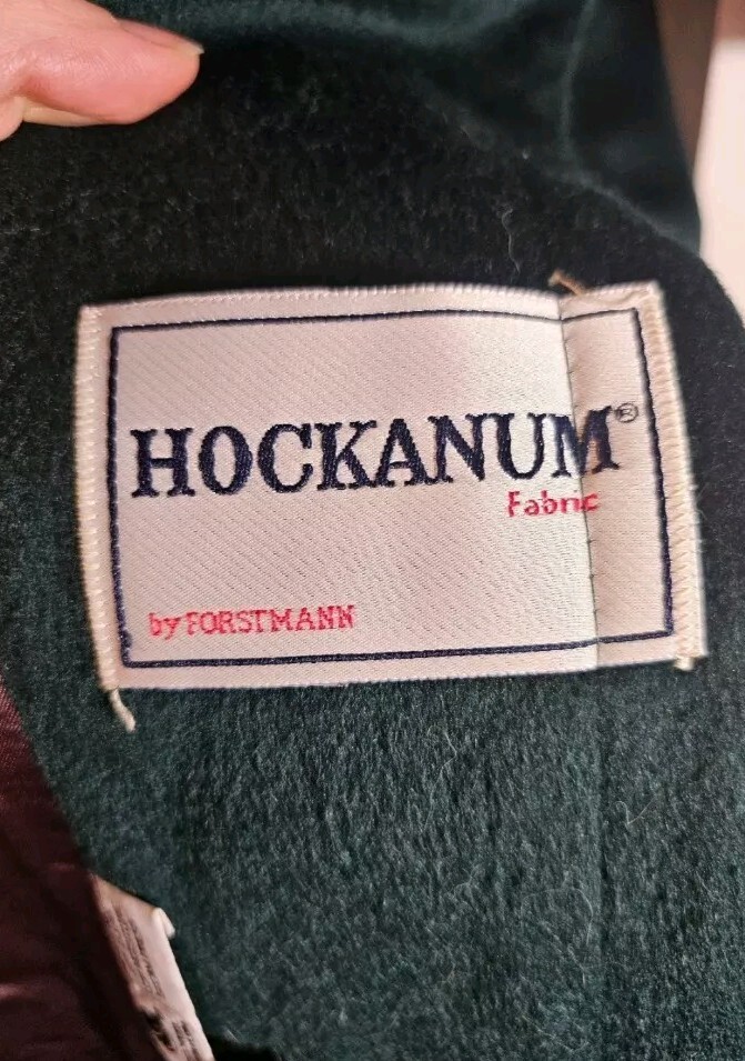 Vintage Donnybrook By FORECASTER emerald green wool blend trench coat