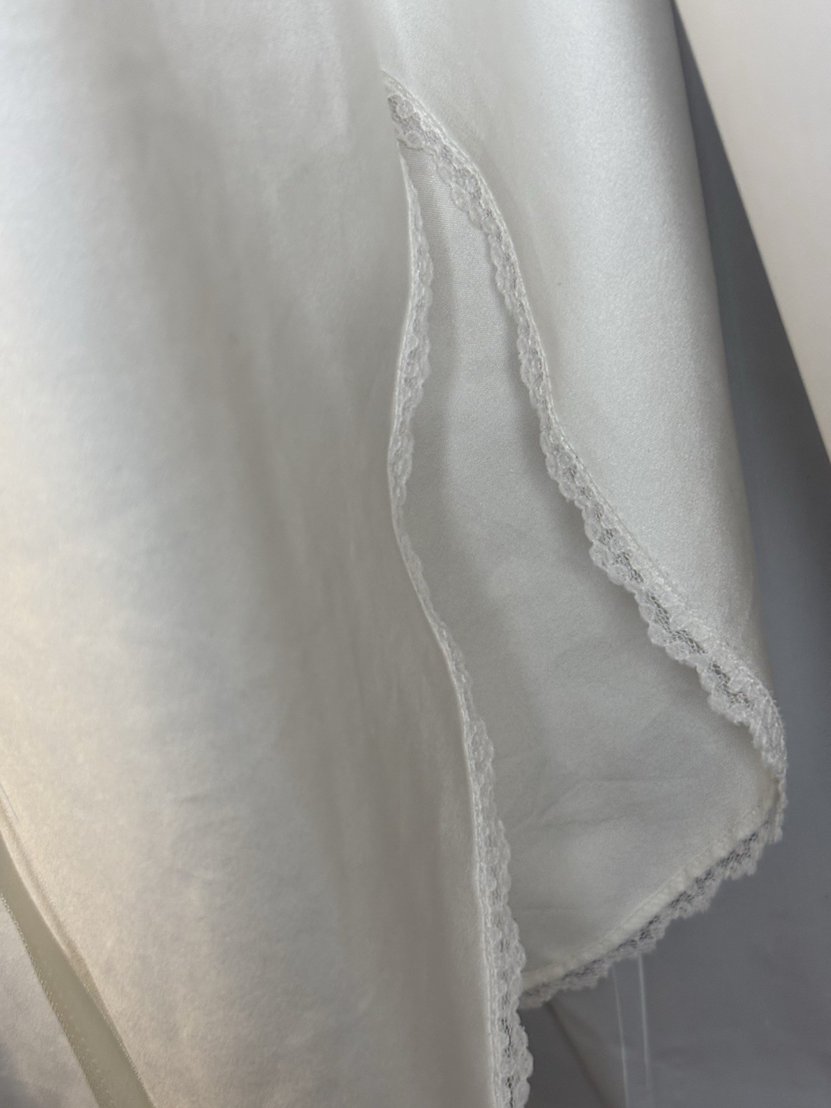 Vintage Barbizon Ivory Satin Lace Peignoir Set Gown & Robe 1950s Lingerie READ