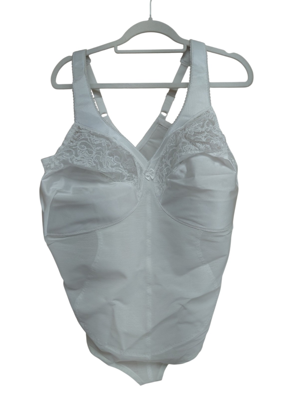 Vintage Glamorise White Body Brief Size 54D