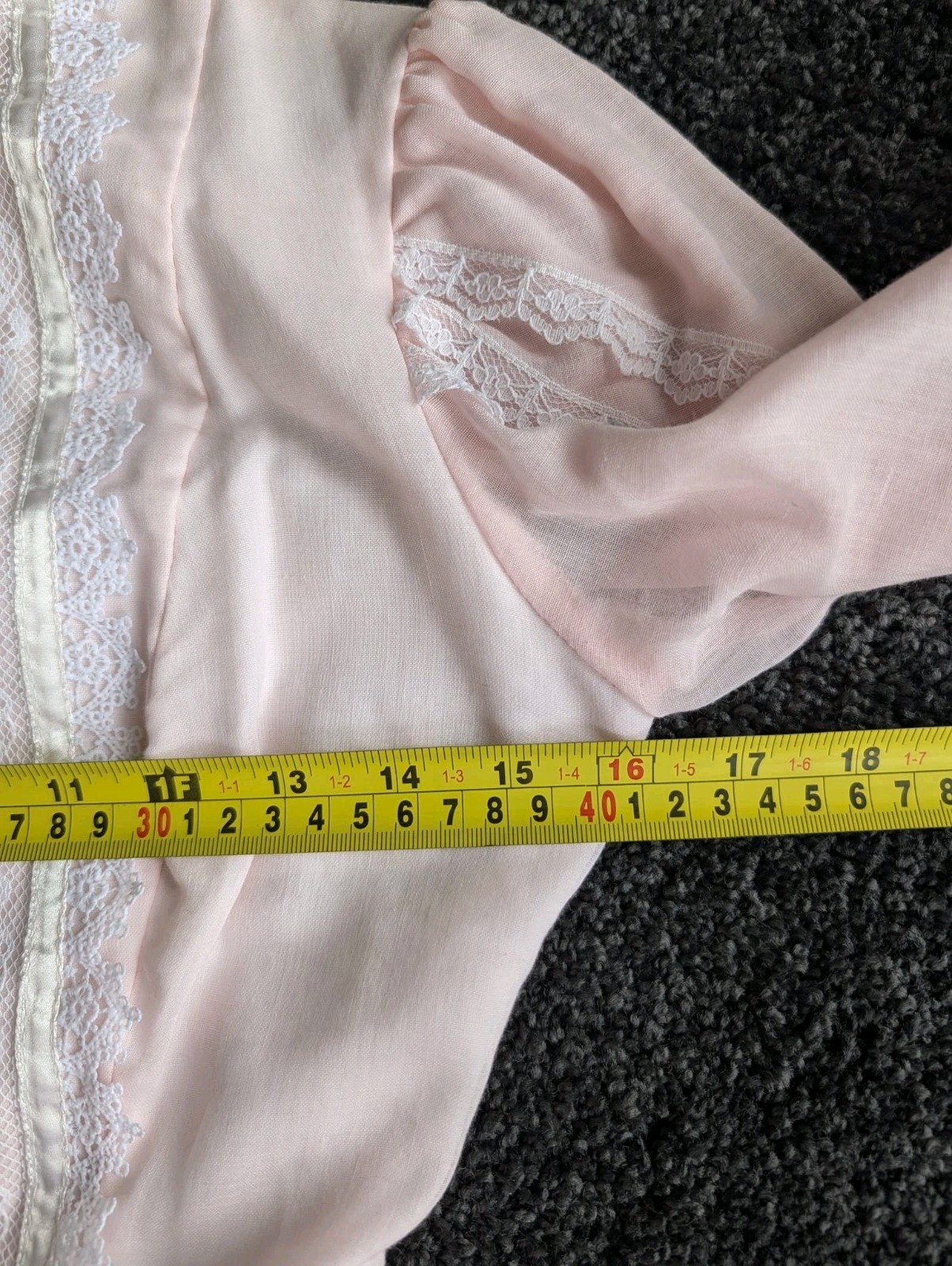 Gunne Sax by Jessica 1970s Maxi Dress Wedding Prairie Blush Pink RARE XS