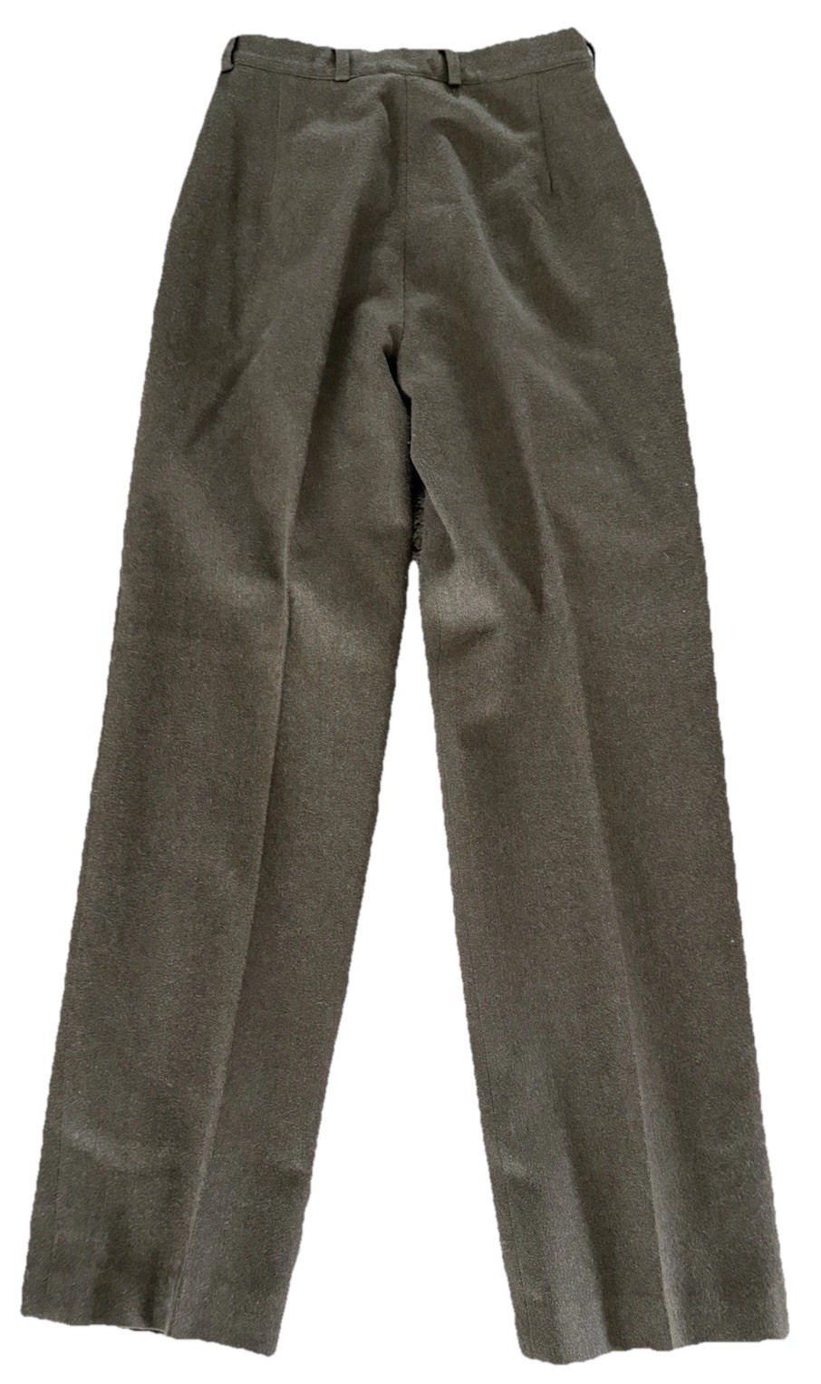 Vtg Savannah Pants Women 4 Gray Wool Pleated High Rise Slacks Trousers Pockets