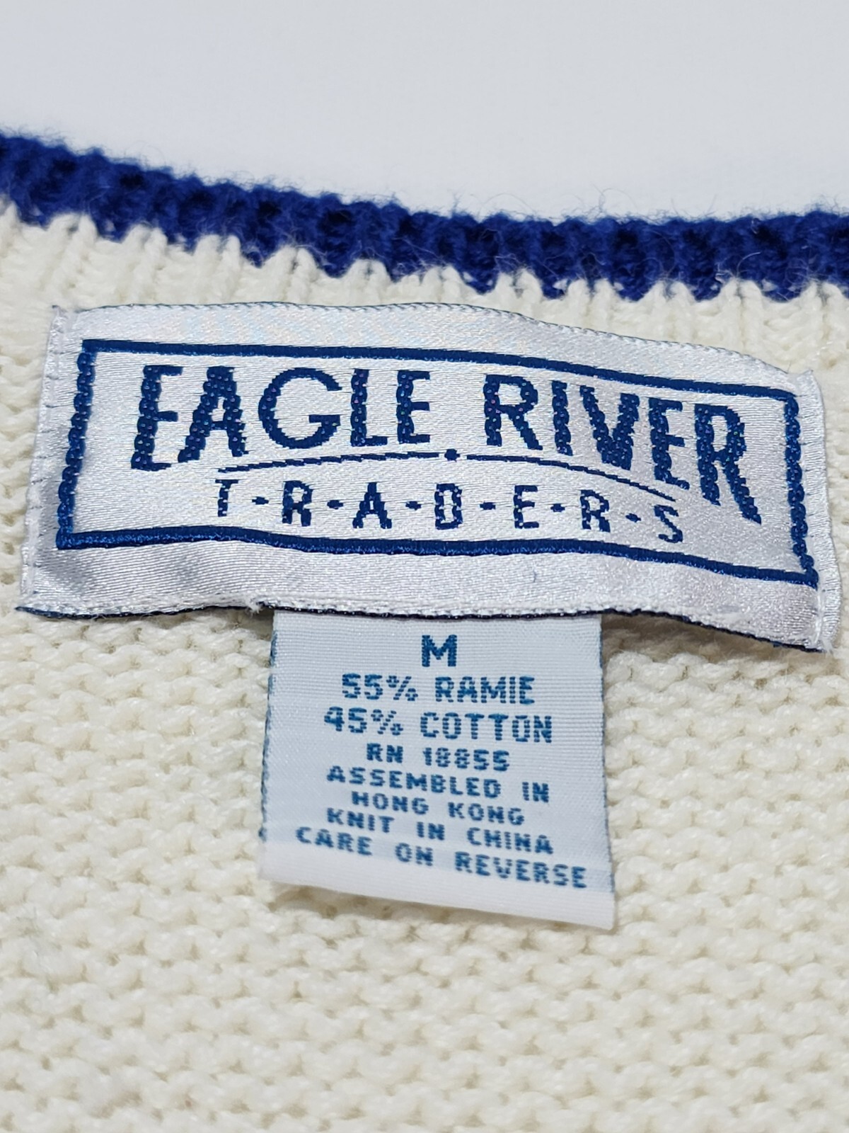 Eagle River Traders Vintage Womens Sweater Vest Apple Pie Bee Watermelon Size M