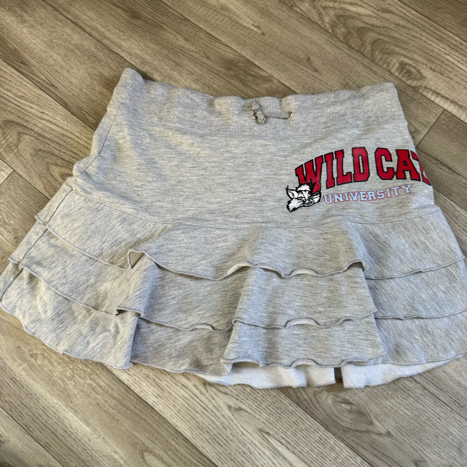 Vintage SKIRTZ by Paula Abdul Wildcats Skirt With Shorts, Size 14/16 Youth