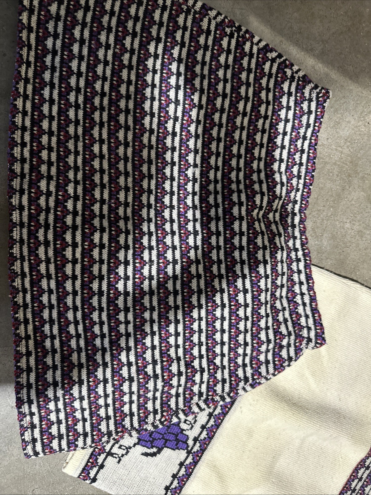 Vintage 1970s Sabra Wool Skort & Sweater Hobo Cutter Craft Fix Repair