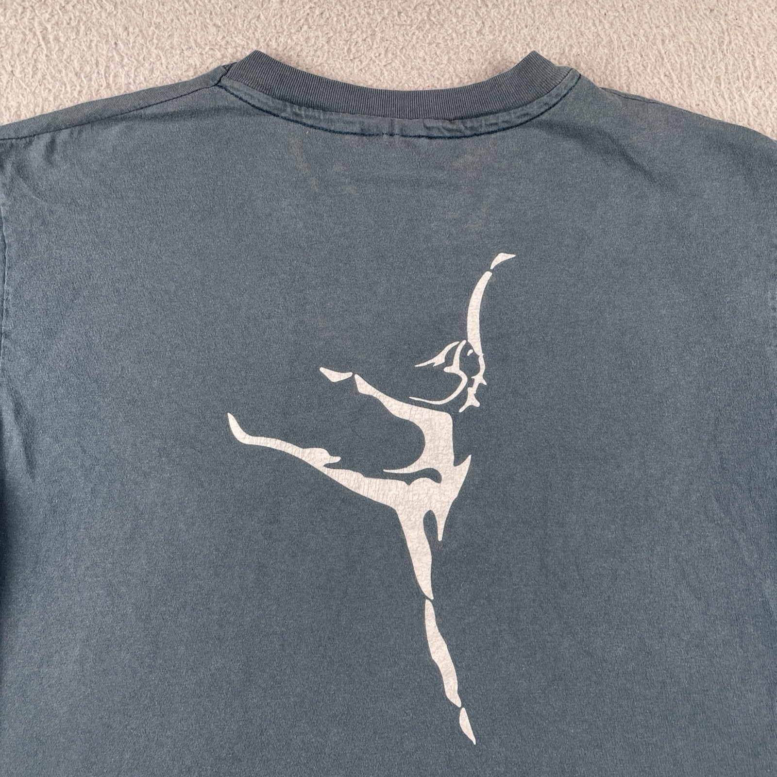 Vintage Hanes L DANSUMMER Dance Crested Butte Colorado Shirt 1995 Cropped USA