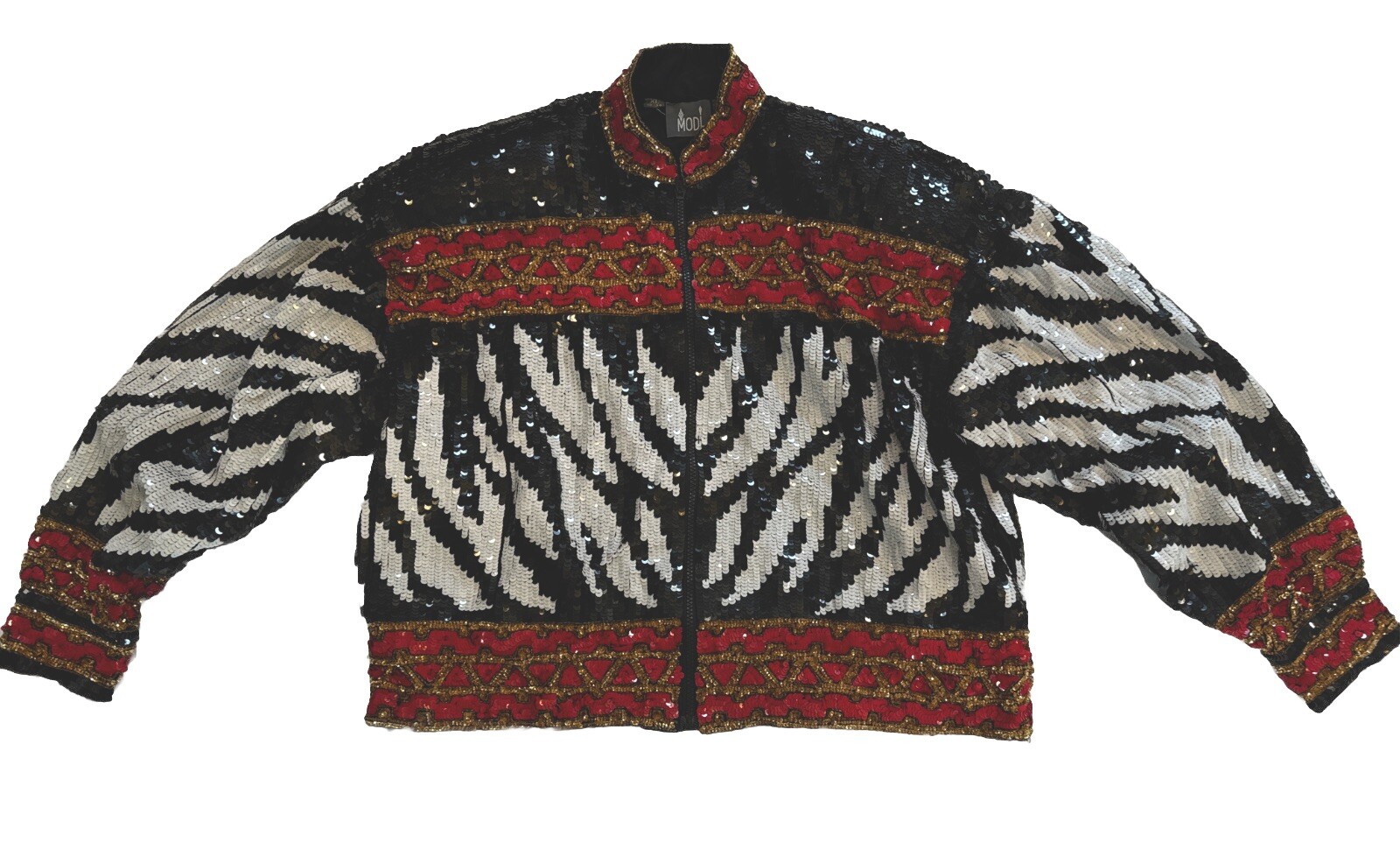 Modi Vintage 80’s Sequin Jacket Size XL(12-14). Very Good Condition