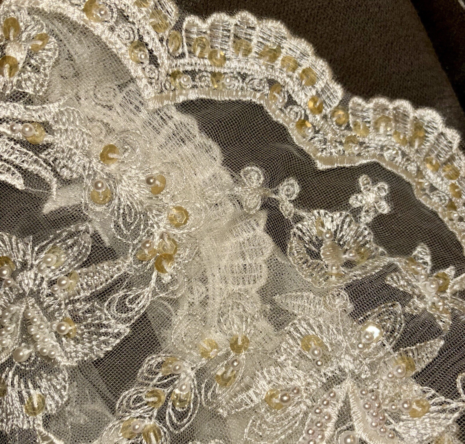 Classy And Classic, Deneki’s, Beaded Lace And Train