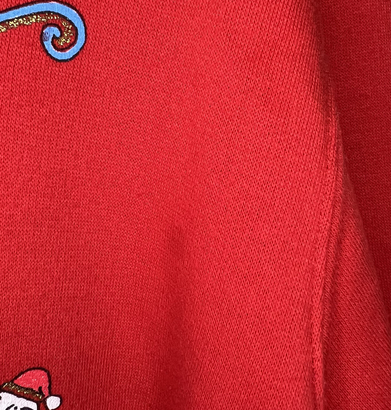 VTG YS AMERICA Joy Graphic Ringer Christmas Sweatshirt