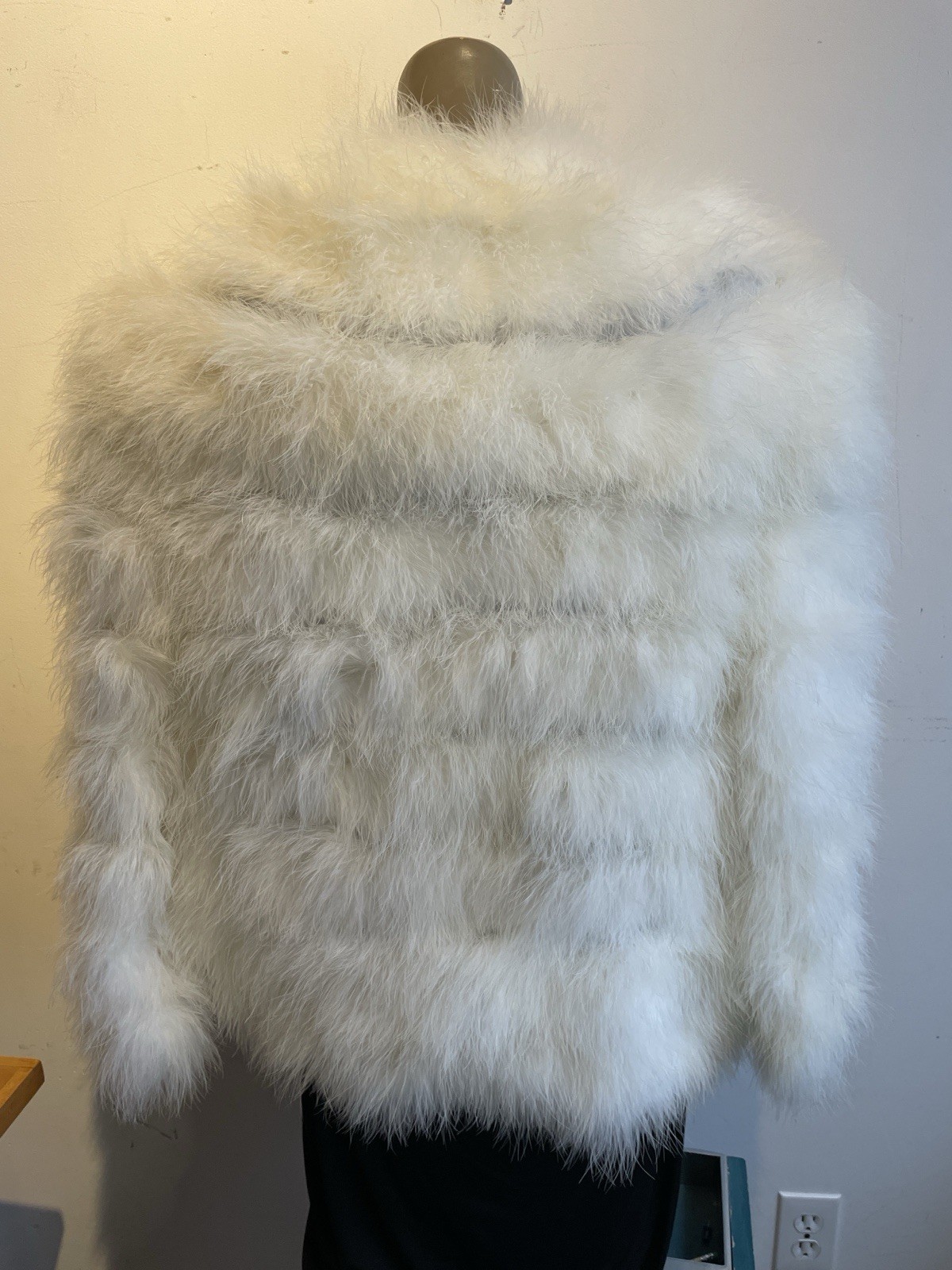 Vintage 1960’s – 1970s Marabou Feather Jacket