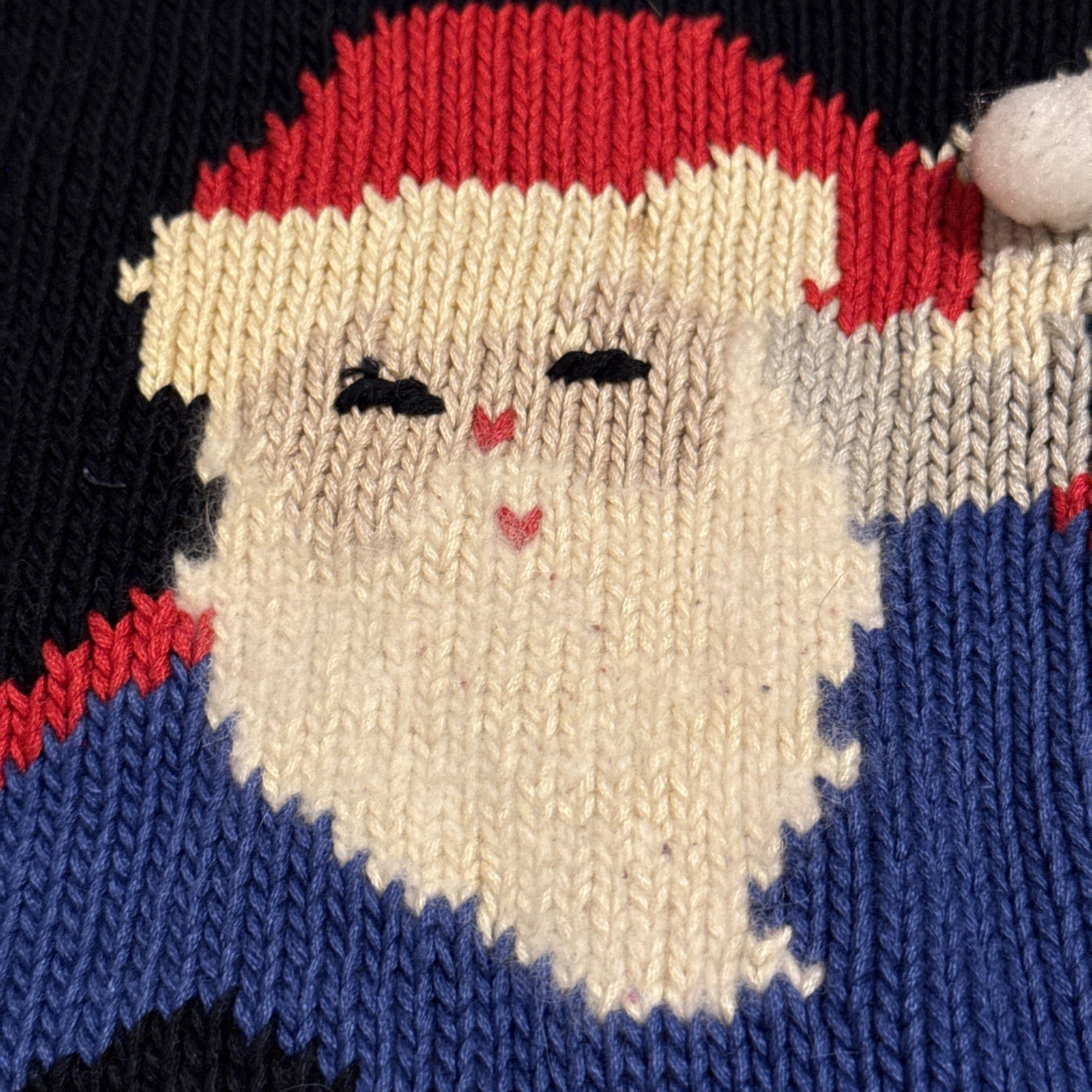 Vintage Lisa Nichols Ugly Christmas Sweater Cardigan Sz S Red Cotton 1988 Santa