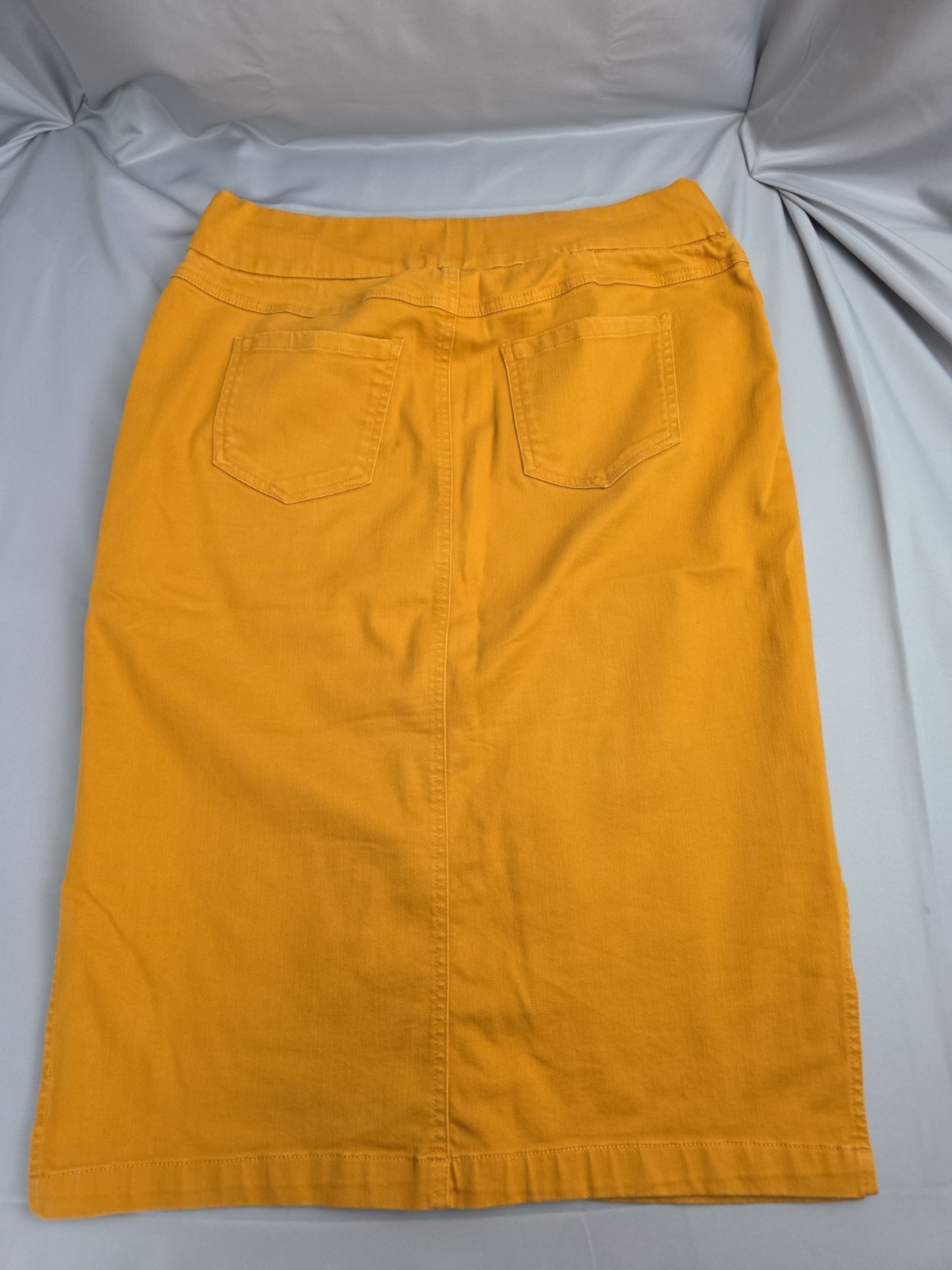 Jessica London Stretch Pencil Skirt Women’s 12W Orange 33×29 Office Career
