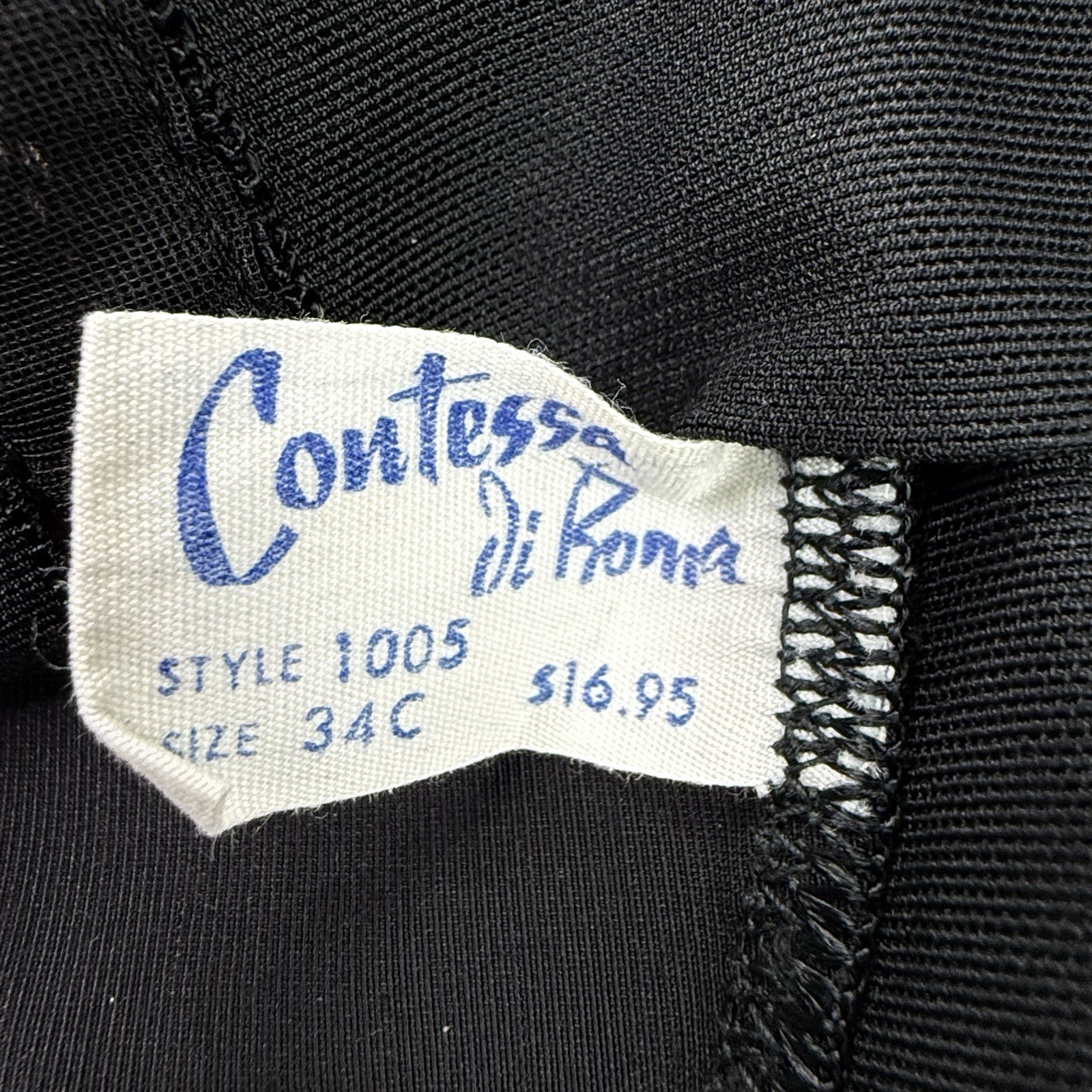 Vintage Contessa Di Roma Open Bottom Corselette Corset Girdle Garter Belts 36C