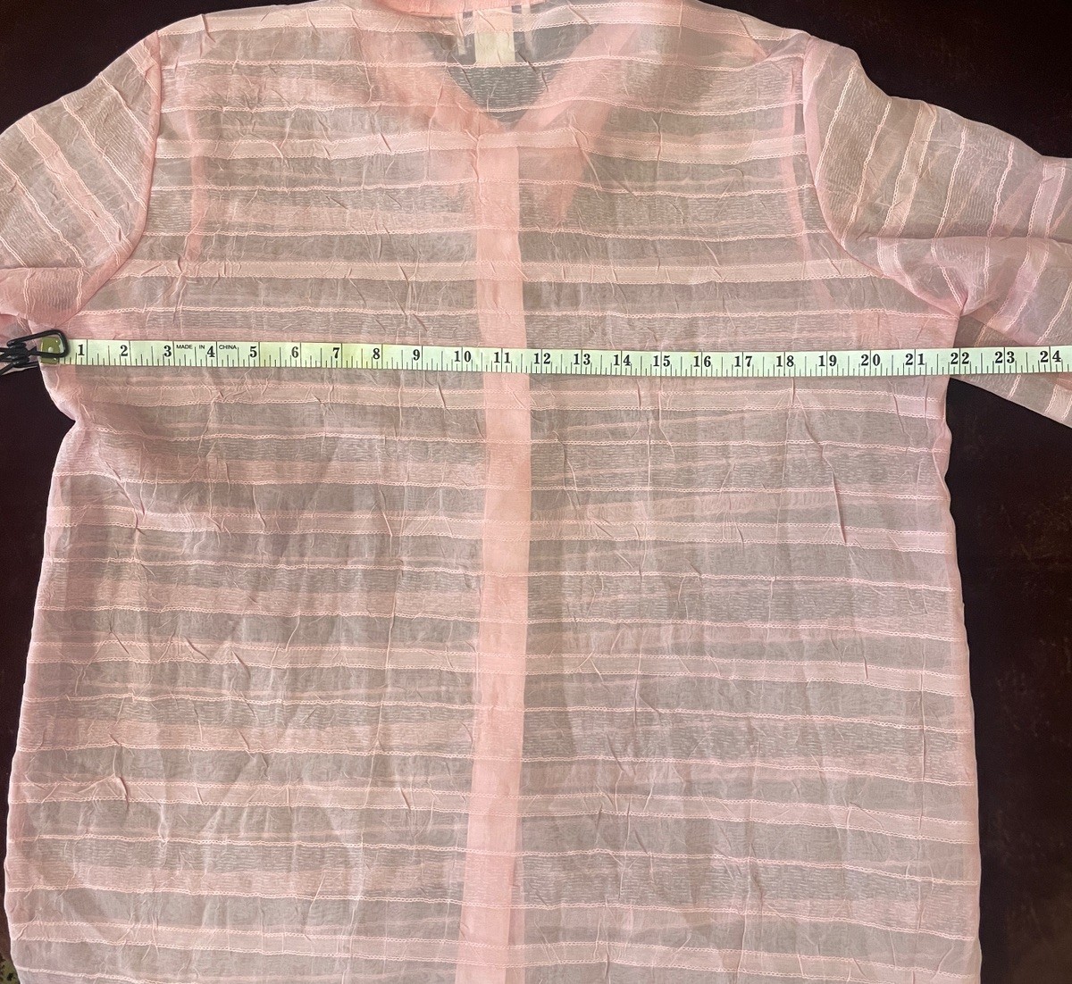 VTG Lady Diplomat Made in USA Women’s Pink Long Sleeve Button Up Blouse Sz 12