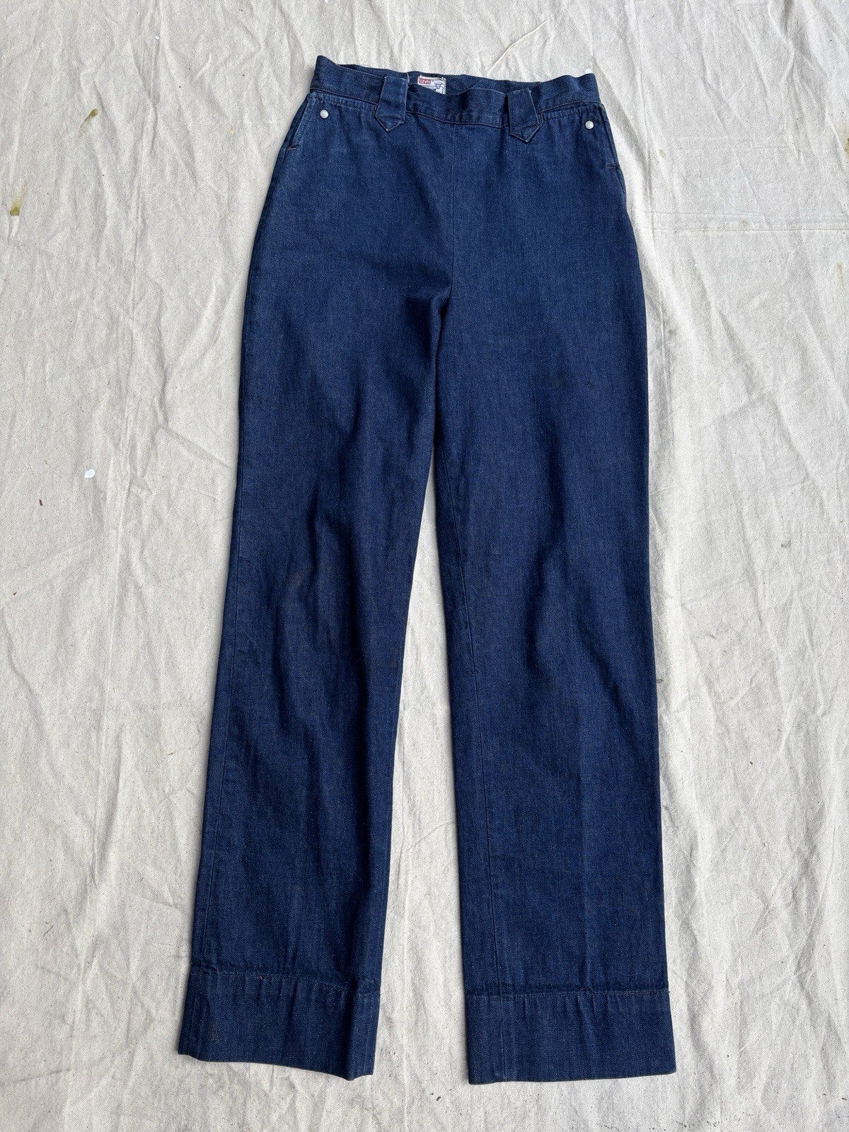 1950s Levi’s shorthorn side zip ranch pants Pearl Snap Western sanforized