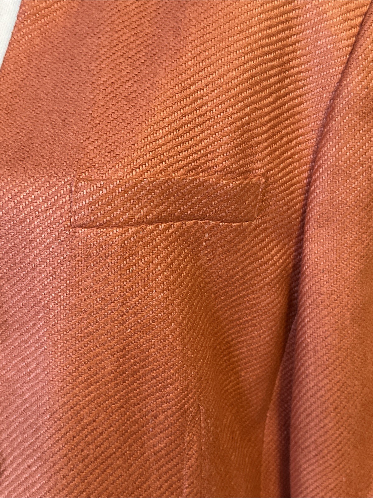 VTG Worth 100%Silk Blazer Jacket Lined Coral Size 14