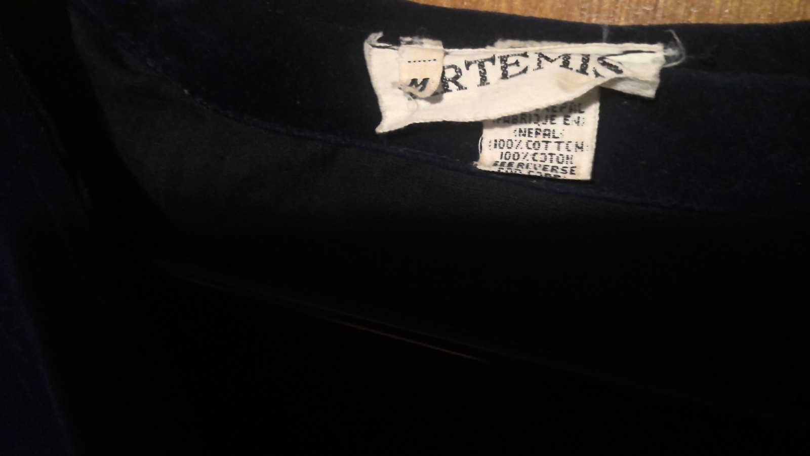 Vintage 1980s Artemis Blue Velvet-Style Black Embroidery Gothic Victorian Jacket