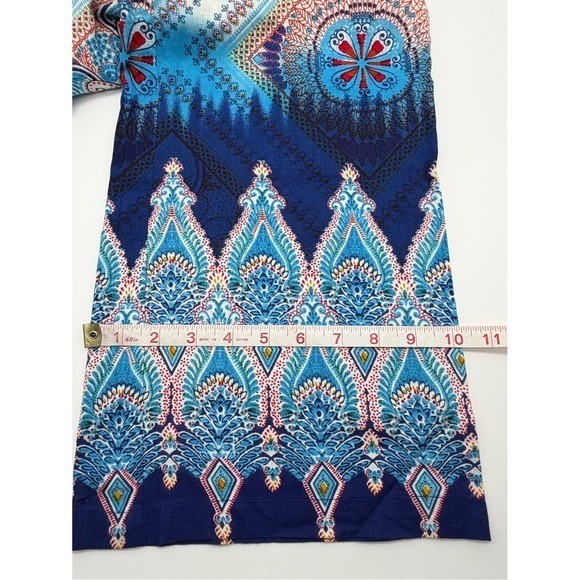 Vanilla Star Colorful Flowy Rayon Pants Size Medium