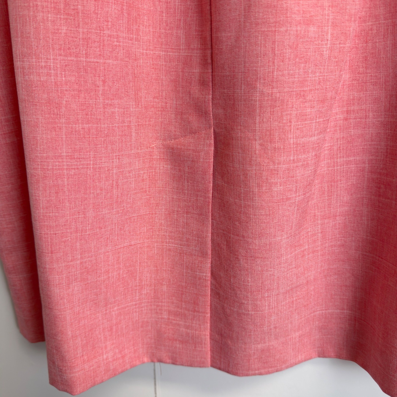 Nikki Vintage Pink Skirt Suit Set Short Sleeve Blazer Elastic Waist Skirt 3X
