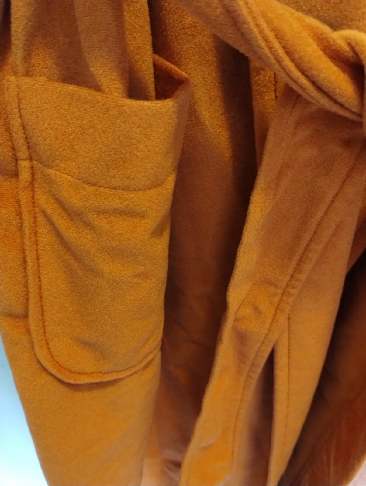 Orange Robe Vintage Soft Velvet Like, Unisex, Mens Women’s Glam Mac Phergus