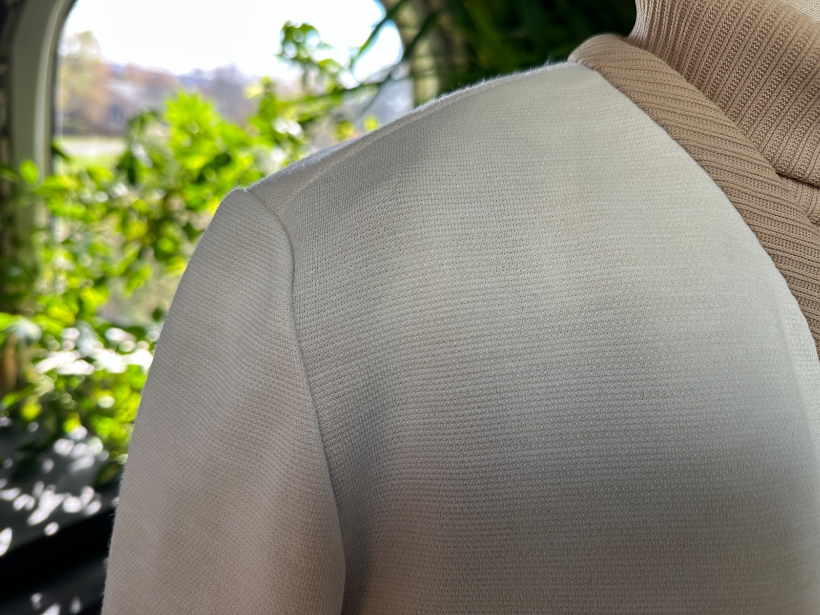 Vintage 1970s Ivory and Beige Dress with Jacket Kay Windsor The Look You Love