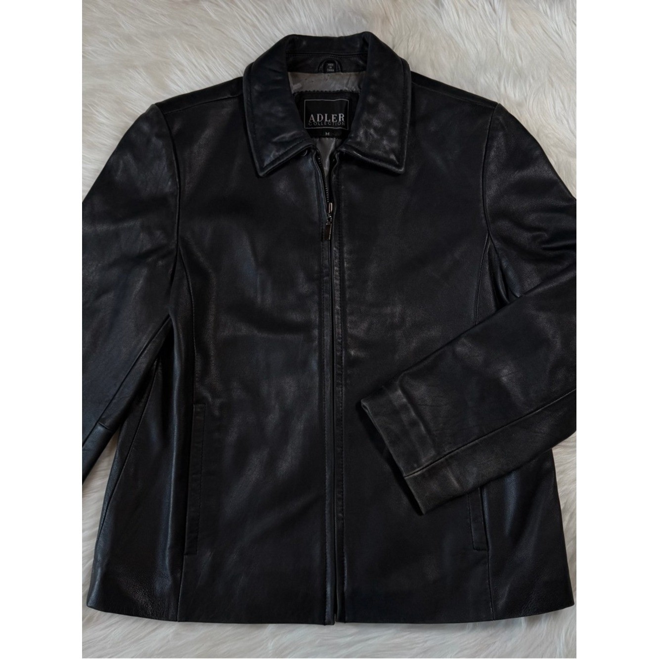Vintage Adler Collection Genuine N.Z. Lambskin Leather Jacket
