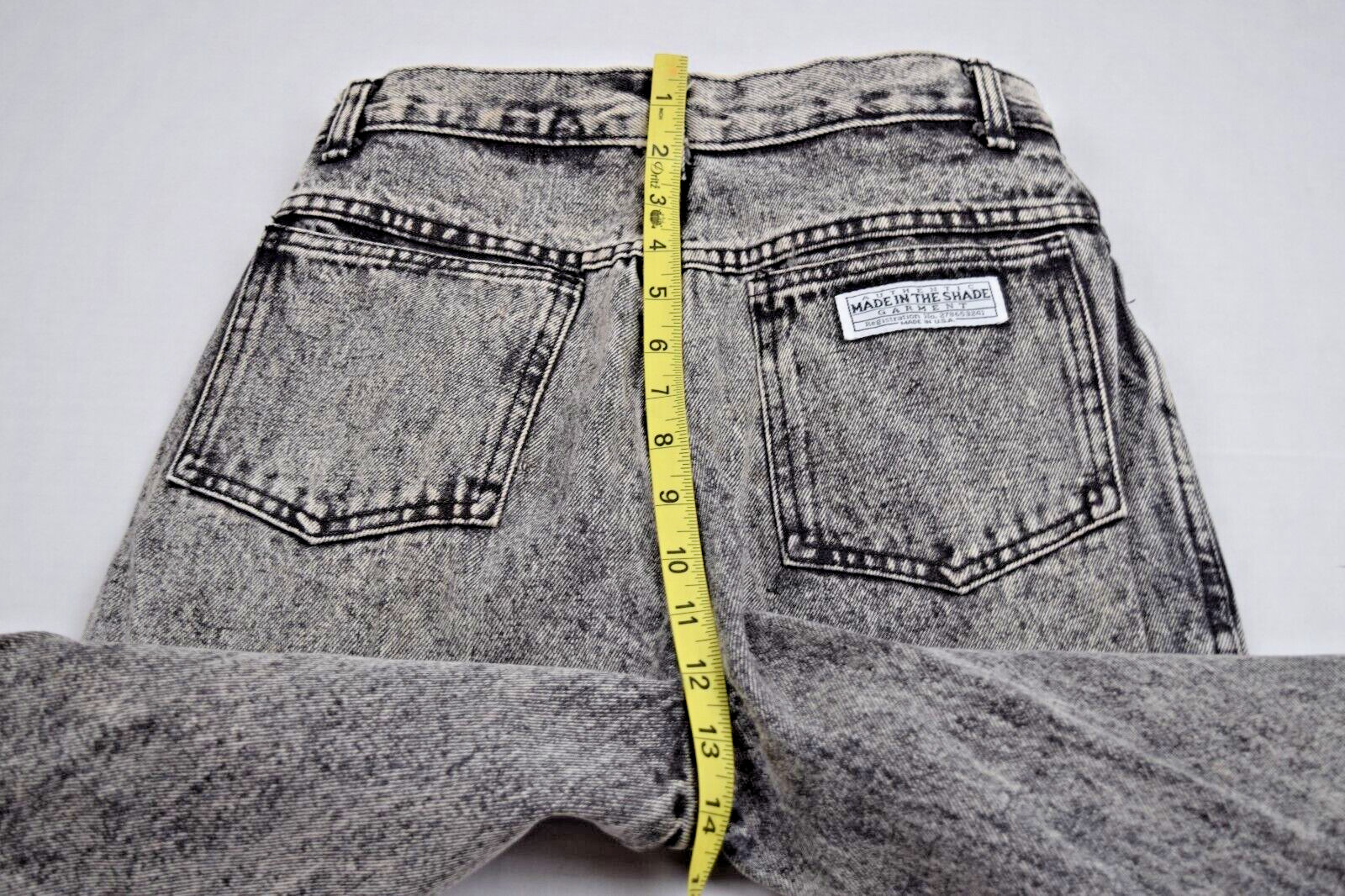 Vintage Jeans Acid Wash Made in the Shade 28 x 30 80s High Waist Made USA