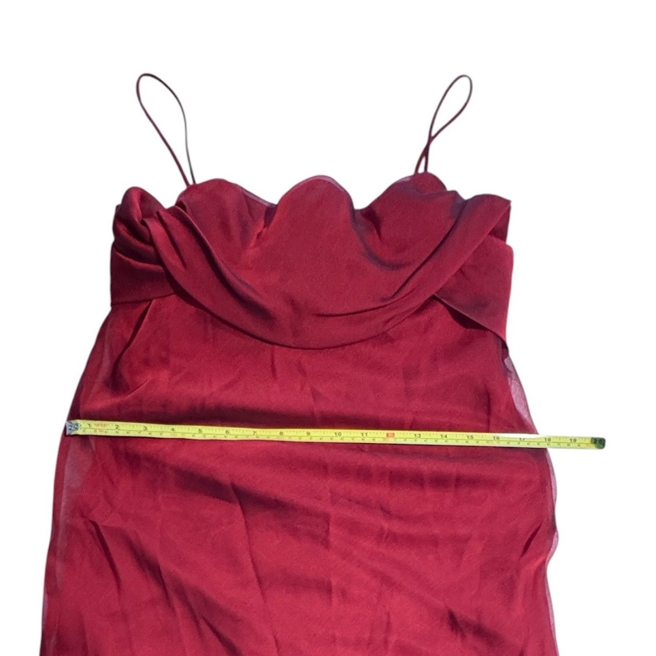Vintage Alyn Paige Y2K Red Slip Dress Whimsigoth Dark Academia Vamp Goth 90 Prom