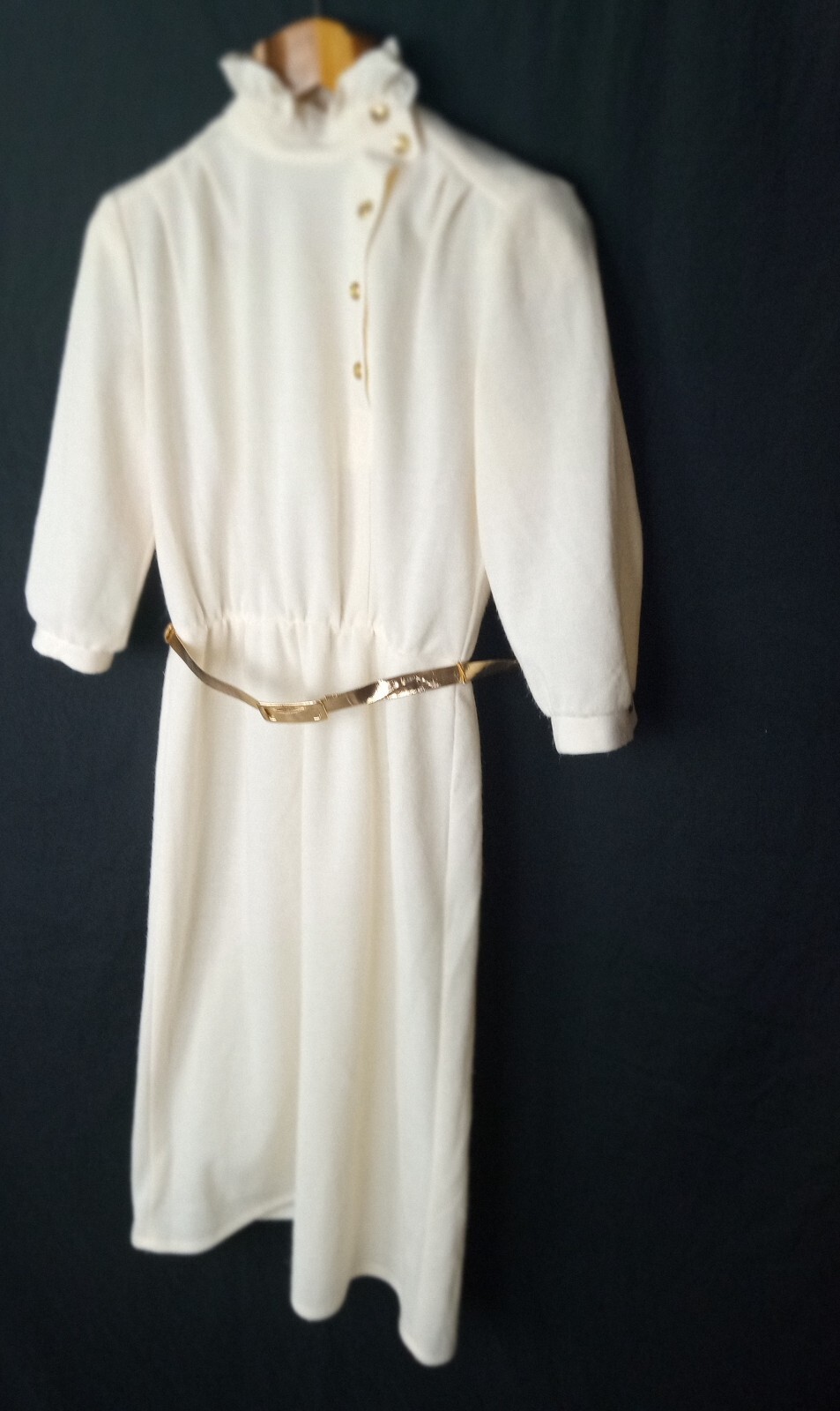 vintage England Designer Ivory white women’s dress size EU 38 vintage 1990’s