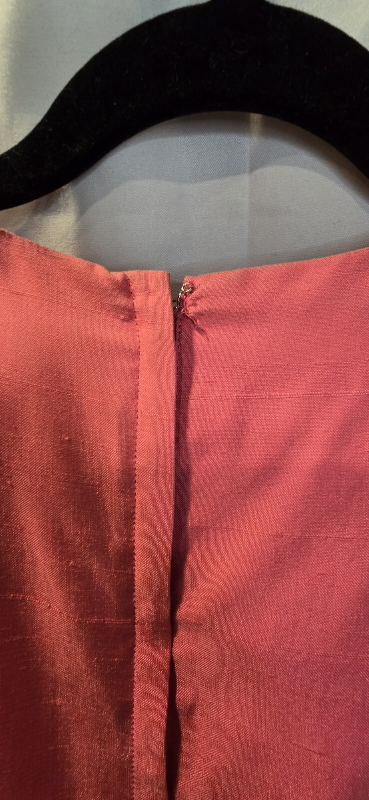 Vintage 40’s-50’s Paul Sachs Original Dress Pink Size 18 Matching Belt