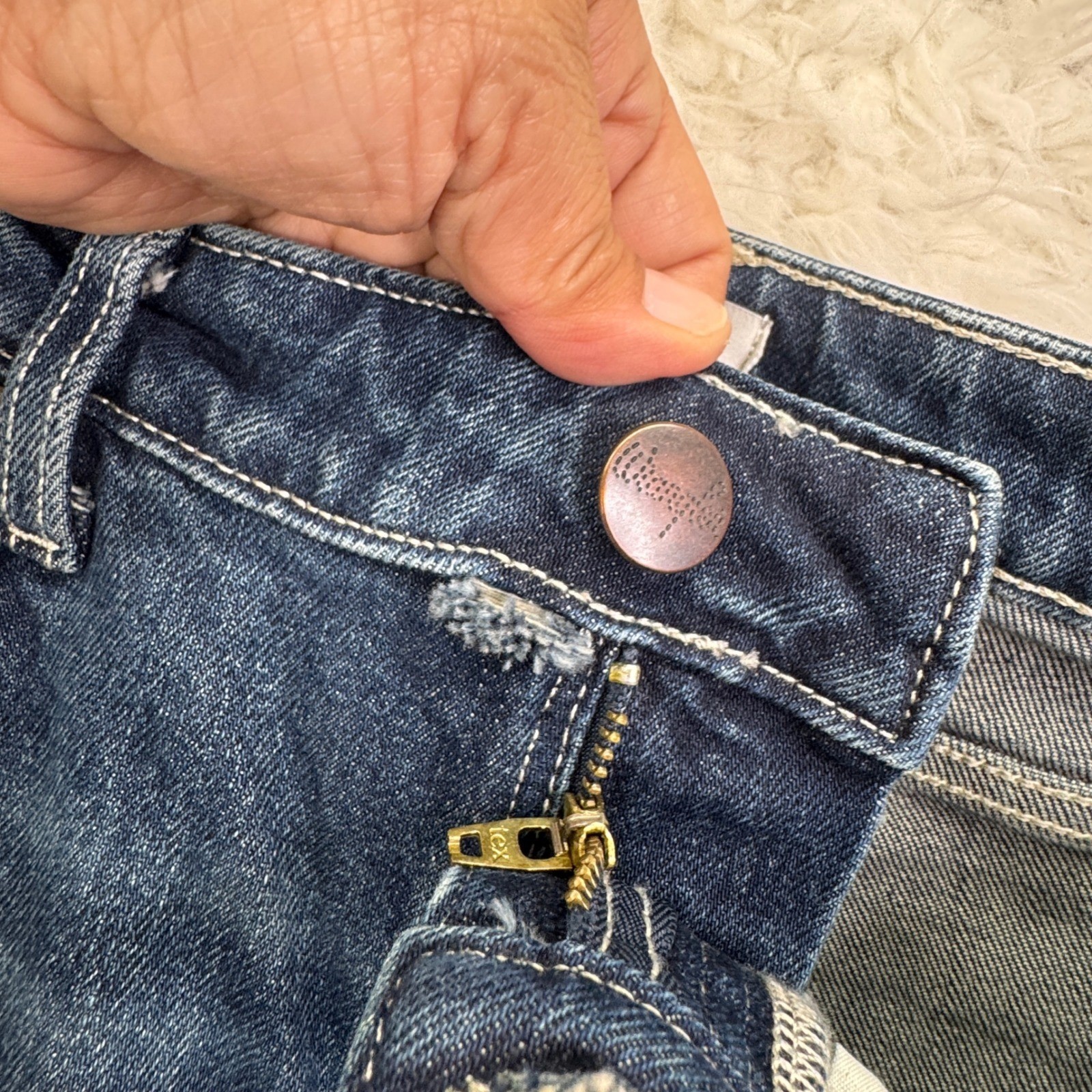 Wrangler Retro Jeans 27×32 Blue Slim Straight Western Cowboy Denim
