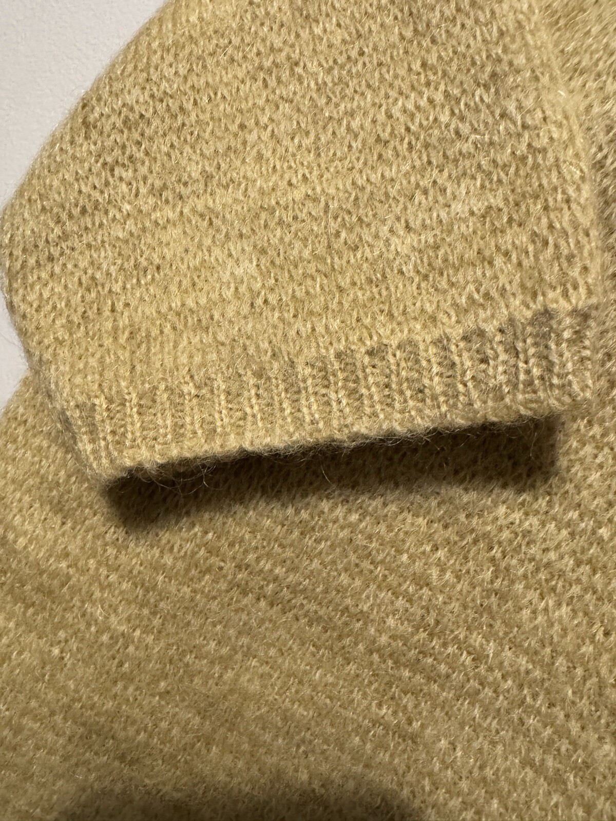 Vintage PENNEY’S Short Sleeve Virgin Worsted & Mohair Wool Cardigan Size 16