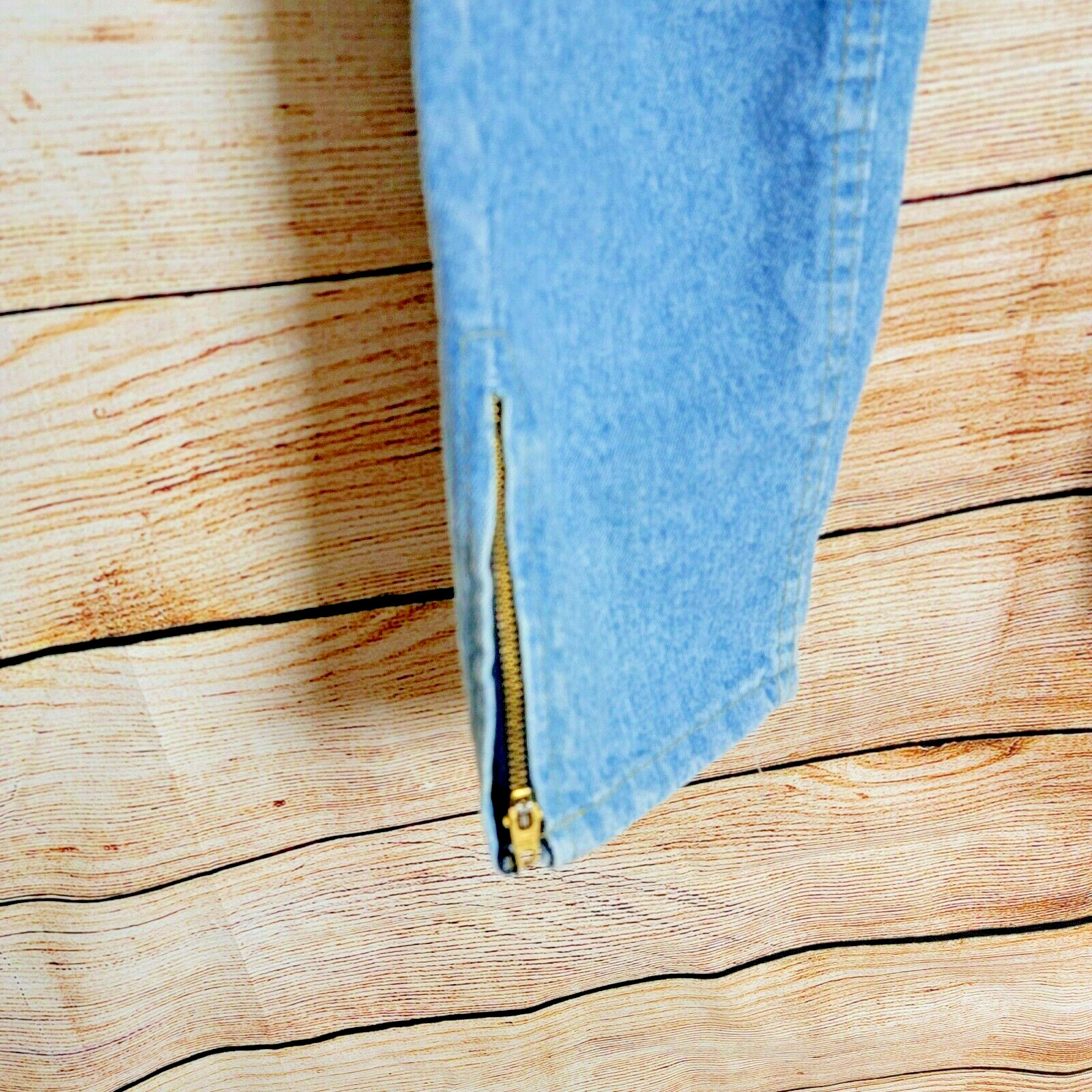 Vintage NWT Lee Riders Chino Blues Jeans Size 8 Super Stone Double Fly Eased Fit