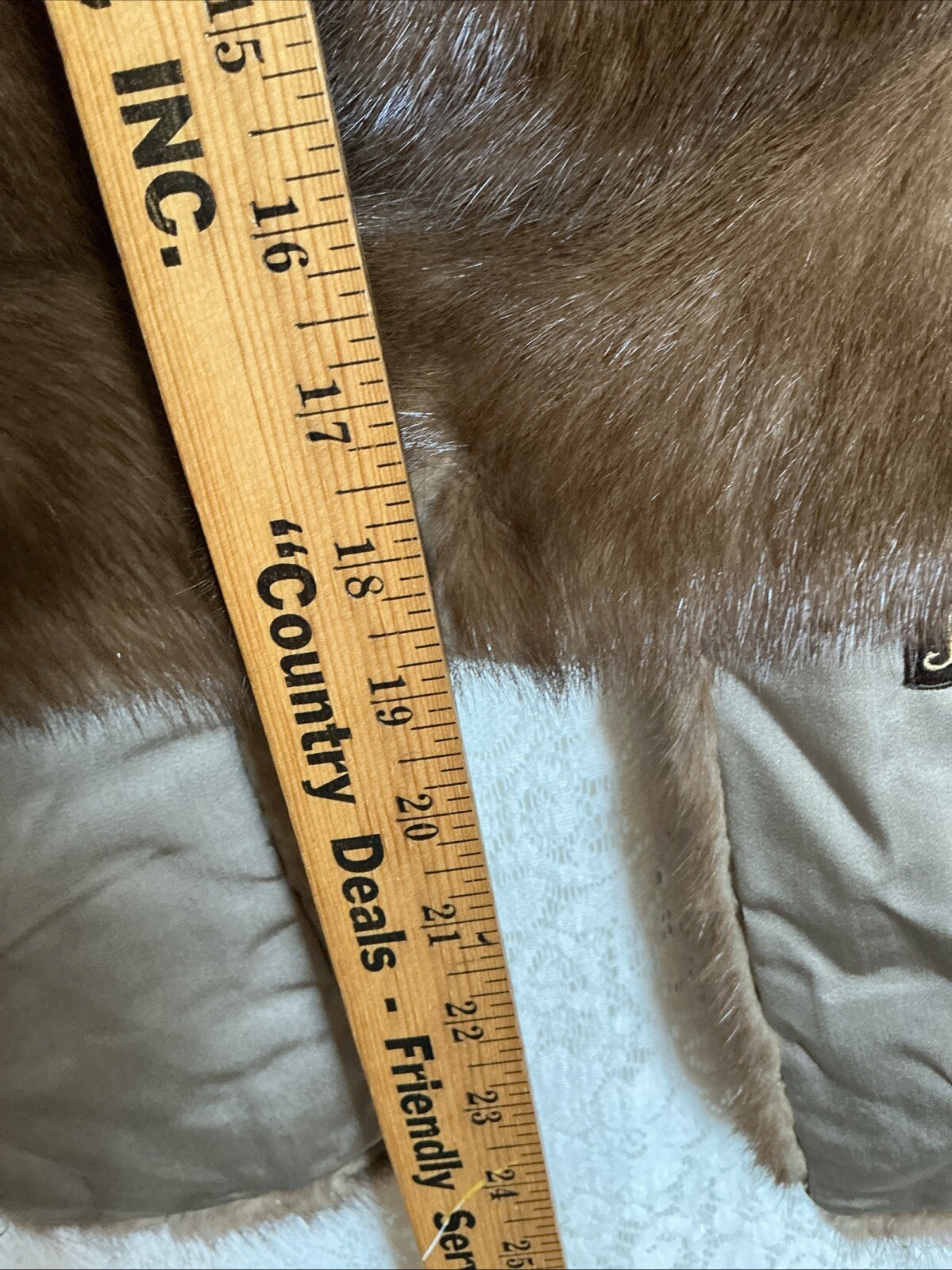 Vintage Elegant Mink Fur Cape Rice’s Fur Salon USA