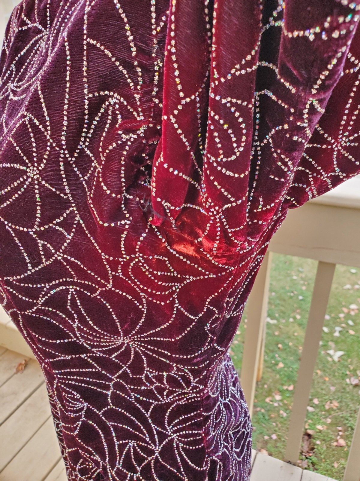 Vintage Geoffrey Beene Dress Rhinestone/Glitter Dress