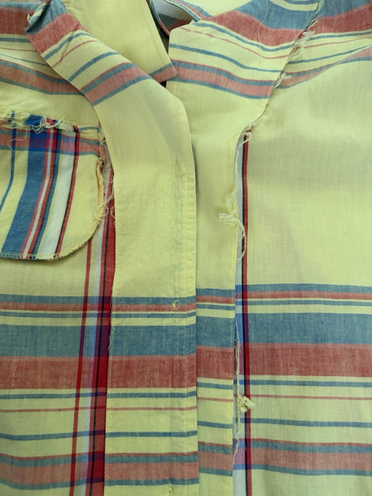 VTG 80S Workshop Fenn Wright & Manson Blouse Shoulder Pads Cropped /ShortTop HK