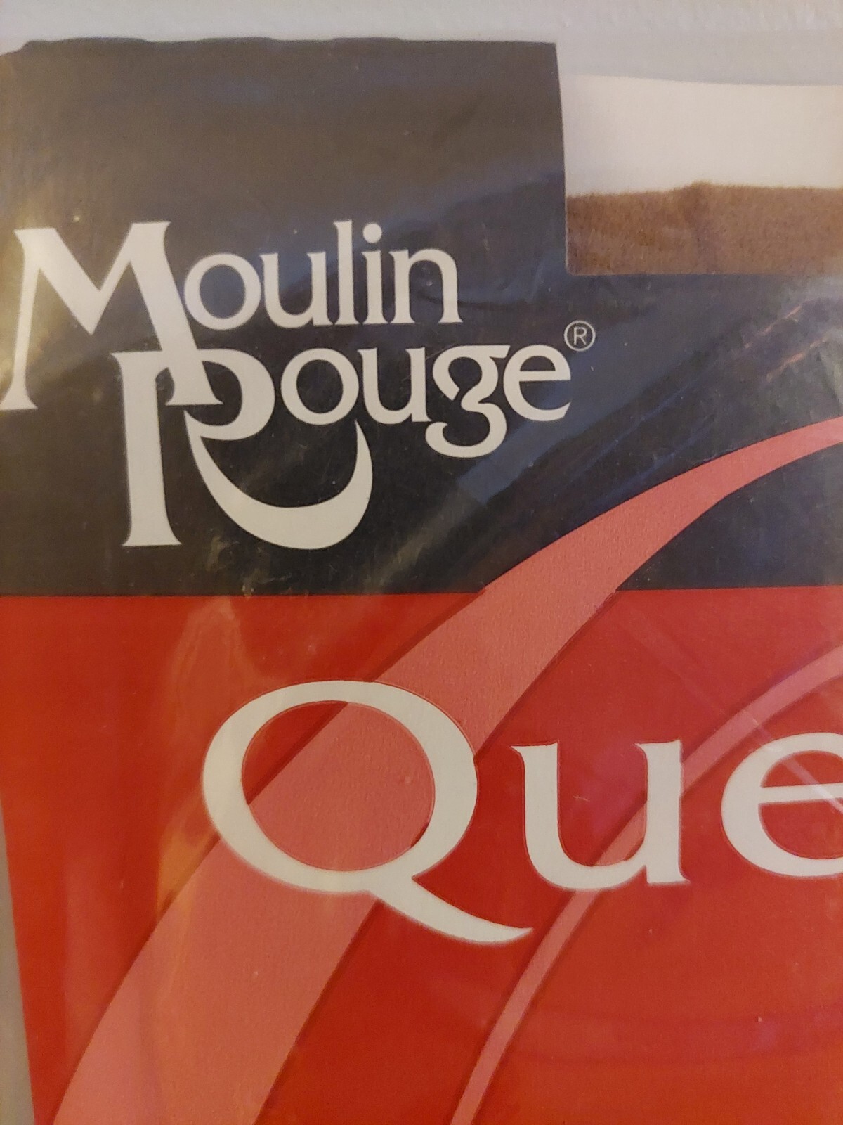 Vintage Pantyhose Moulin Rouge Color Spice Queen Size 160-200 Lbs BDR1