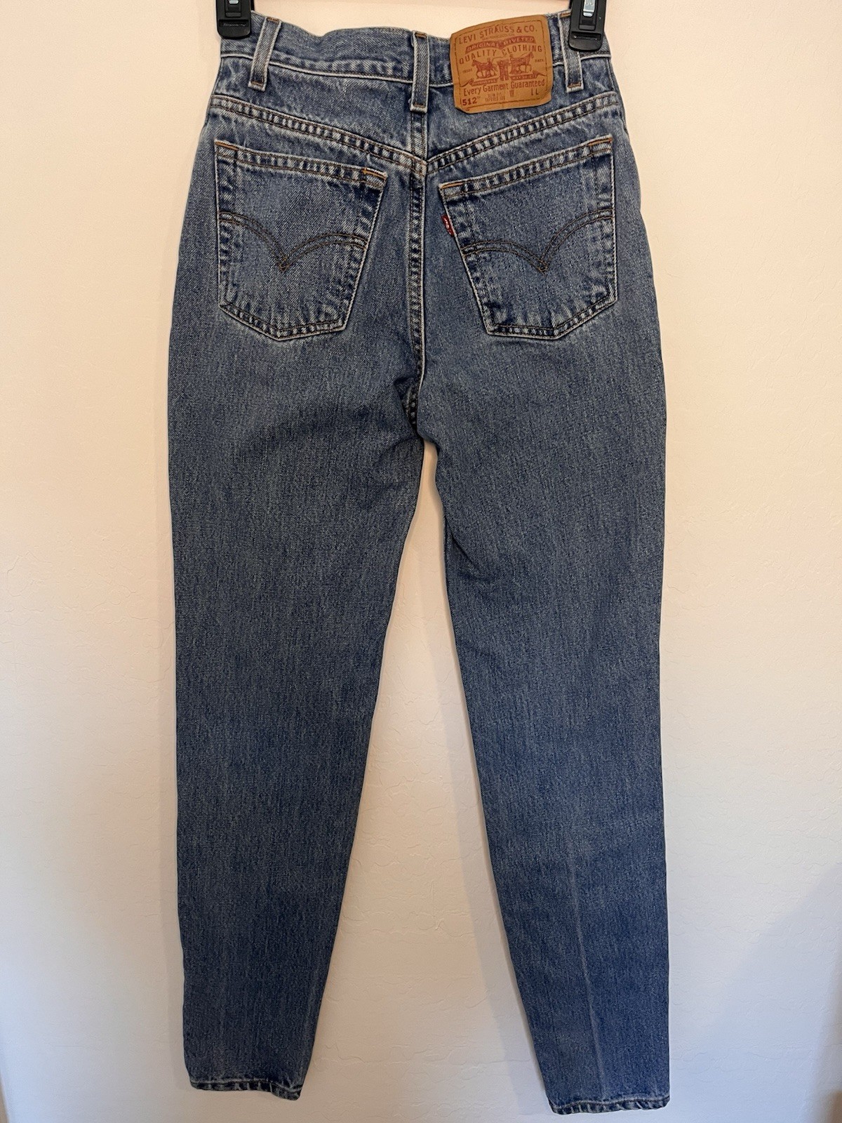 Vintage Levis 512 Jeans Slim Fit Tapered Juniors 3 Long