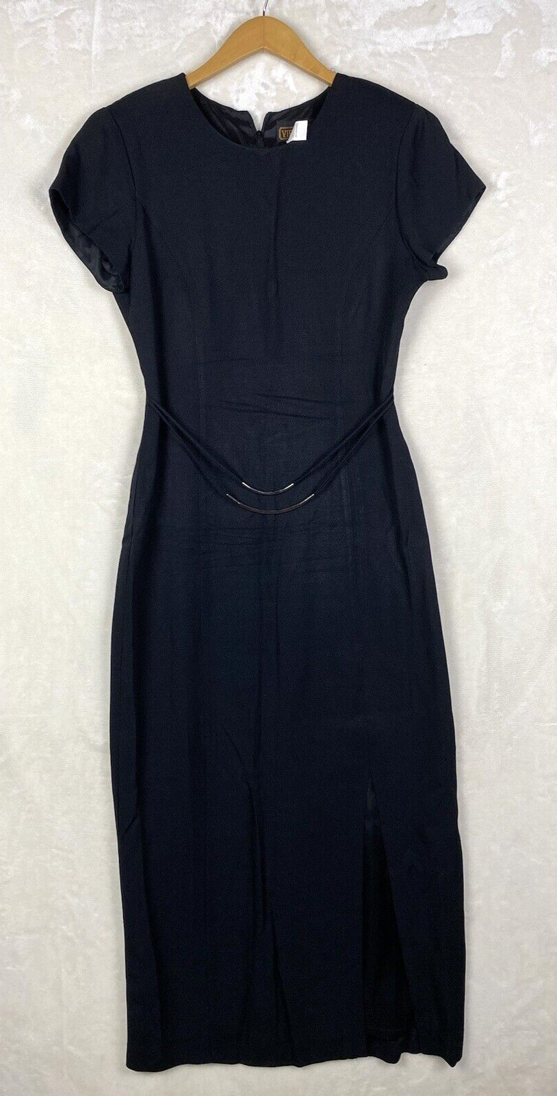 Vintage 70’s Virgo II Maxi Dress Womens 12 Tall Pencil Cocktail Evening Elegant