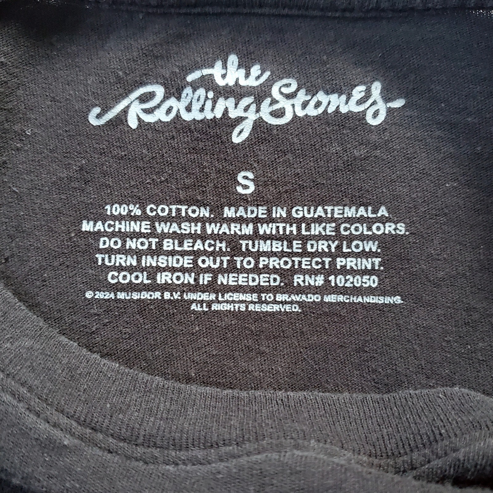 Rolling Stones 1978 Tour America Lips Tshirt Womens S Black Vintage Rock Band