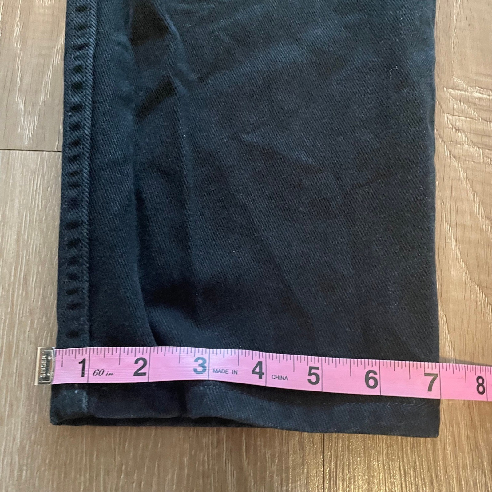 Eddie Bauer VTG Denim Jeans Women’s Size 12 Black High Waisted Relaxed Tapered